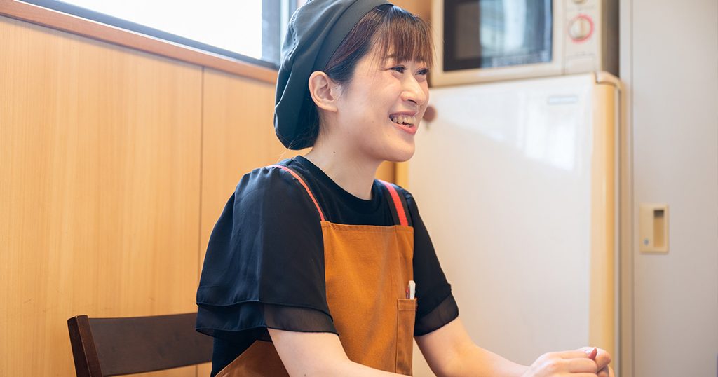 販売担当　植山さん